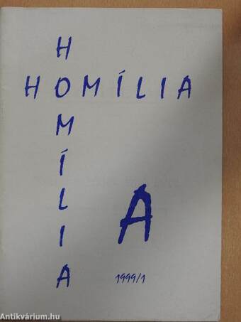 Homília 1999/1.