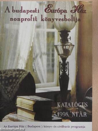 A budapesti Európa Ház nonprofit könyvesbolt katalógus 1998. nyár
