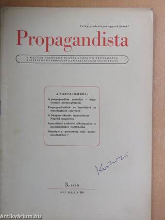Propagandista 1952. május