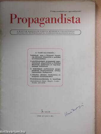 Propagandista 1952. július