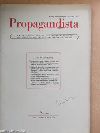 Propagandista 1952. november