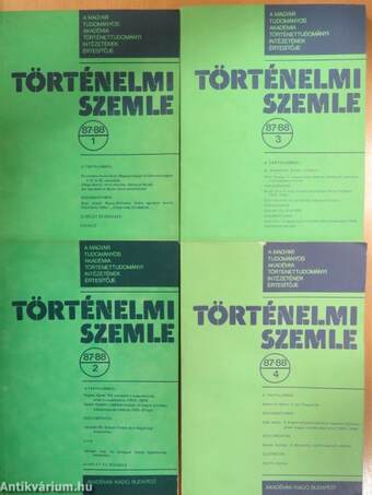 Történelmi Szemle 1987-88/1-4. 