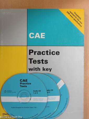 CAE Practice Test with key - 3 db CD-vel