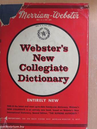 Webster's New Collegiate Dictionary