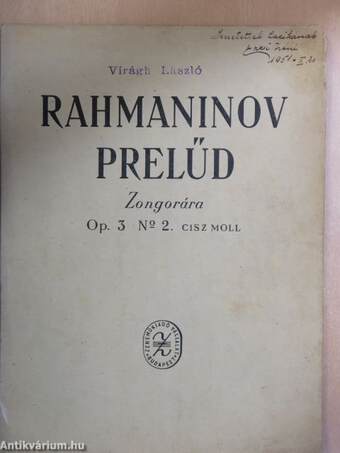 Rahmaninov: Prelűd zongorára