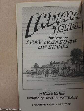 Indiana Jones and the Lost Treasure of Sheba