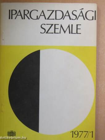 Ipargazdasági Szemle 1977/1-4.