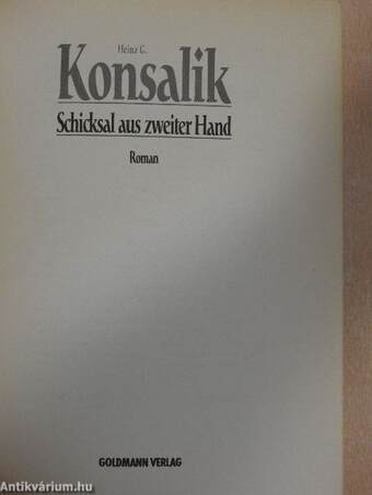 Schicksal aus zweiter Hand