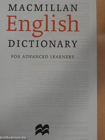 Macmillan English Dictionary