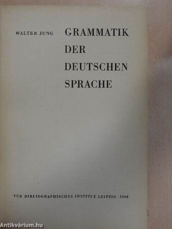 Grammatik der deutschen Sprache