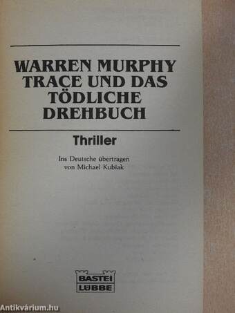 Trace und das Tödliche Drehbuch