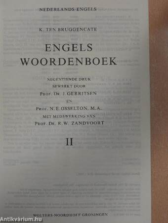 Engels Woordenboek II.