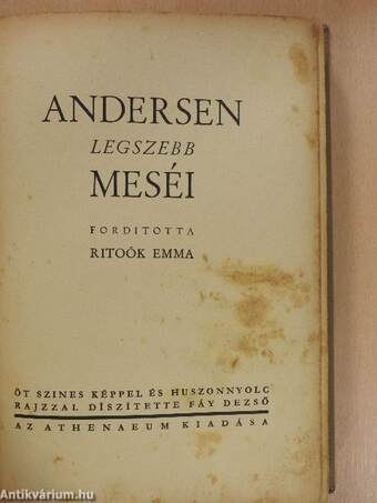 Andersen legszebb meséi