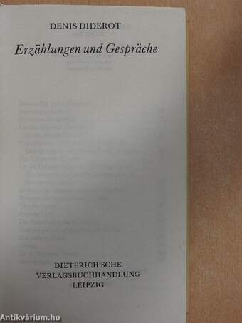 Erzählungen und Gespräche