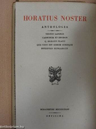 Magyar Horatius/Horatius Noster