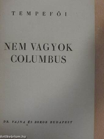 Nem vagyok Columbus