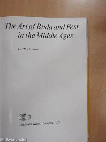 The Art of Buda and Pest in the Middle Ages