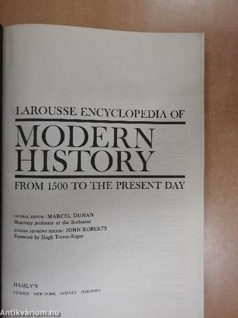 Larousse Encyclopedia of Modern History