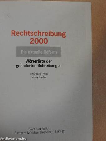 Rechtschreibung 2000