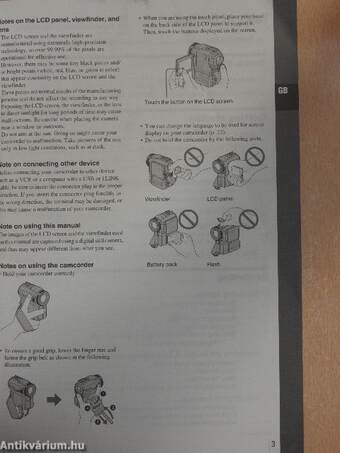 Sony DCR-PC330E Camera Operations Guide/Mode d'emploi du caméscope