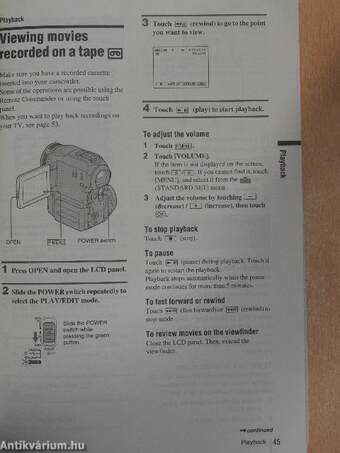 Sony DCR-PC330E Camera Operations Guide/Mode d'emploi du caméscope