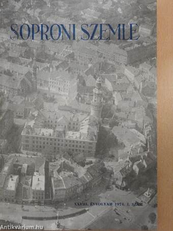 Soproni szemle 1974/1-4.