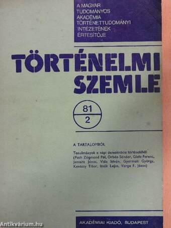 Történelmi Szemle 1981/2.