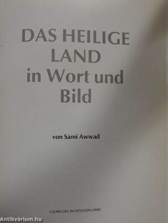 Das Heilige Land in Wort und Bild