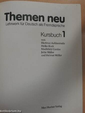 Themen neu 1 - Kursbuch/Arbeitsbuch