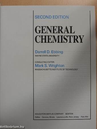 General Chemistry