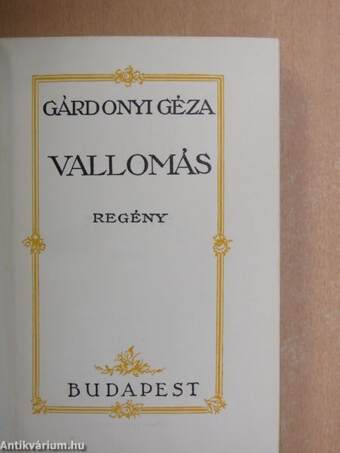 Vallomás/Cyprián