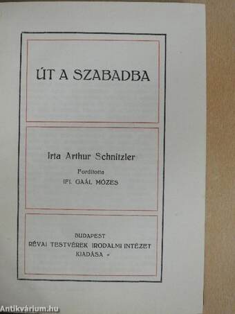 Út a szabadba I-II.