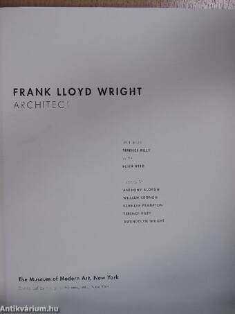 Frank Lloyd Wright Architect