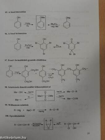 Alapreakciók a szerves kémiában