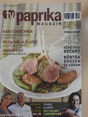 TV Paprika Magazin 2007. november