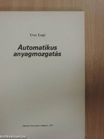 Automatikus anyagmozgatás