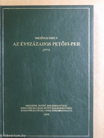 Az évszázados Petőfi-per