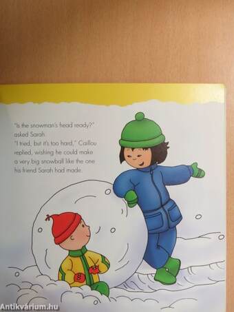 Caillou - Makes a snowman