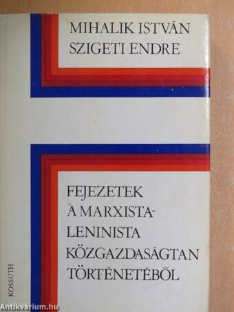 Fejezetek a marxista-leninista közgazdaságtan történetéből