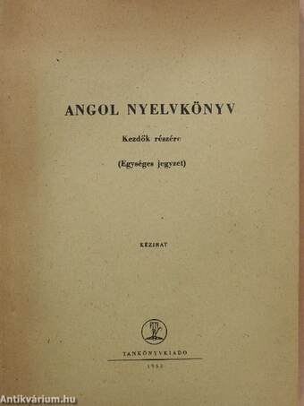 Angol nyelvkönyv