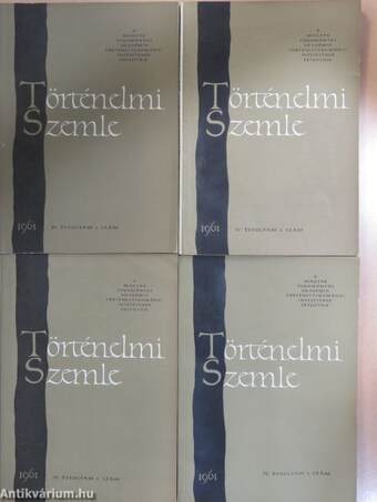 Történelmi Szemle 1961/1-4.