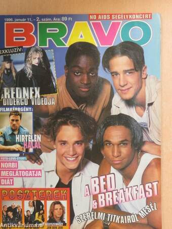 Bravo magazin 1996. (nem teljes évfolyam)