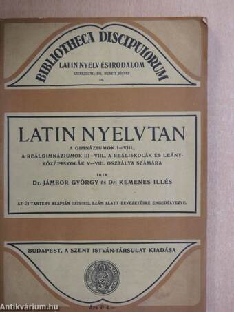 Latin nyelvtan