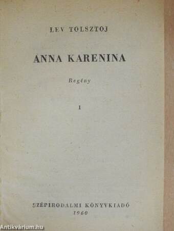 Anna Karenina I-IV.