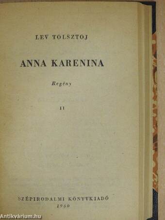 Anna Karenina I-IV.