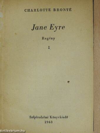 Jane Eyre I-III.