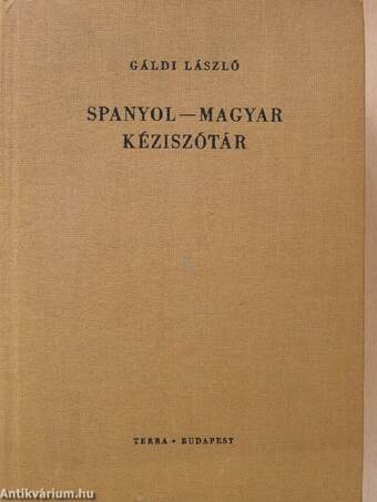 Spanyol-magyar kéziszótár