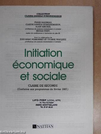 Initiation Economique et Sociale