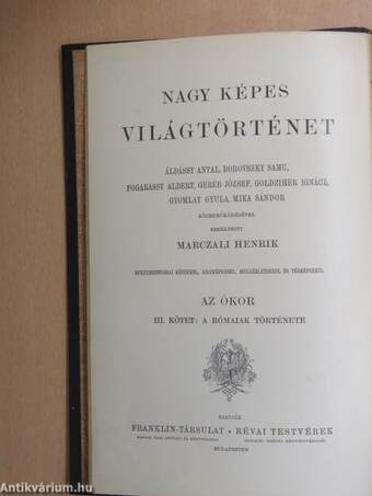 Nagy képes világtörténet III.