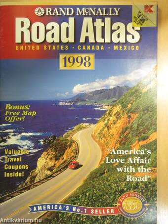 Rand McNally Road Atlas United States-Canada-Mexico 1998